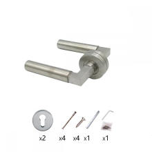 Door Hardware Solid Stainless Steel Lever Handle